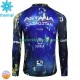 Wielershirt Winter Astana Qazaqstan 2024 Heren