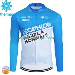 Wielershirt Winter Decathlon Ag2R 2024 Heren