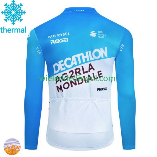 Wielershirt Winter Decathlon Ag2R 2024 Heren