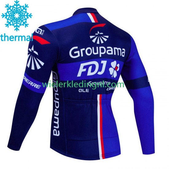 Wielershirt Winter Fdj Groupama 2023 Heren