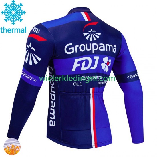 Wielershirt Winter Fdj Groupama 2024 Heren