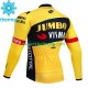 Wielershirt Winter Jumbo Visma 2023 Heren