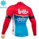 Wielershirt Winter Lotto Dstny 2024 Heren