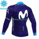 Wielershirt Winter Movistar 2023 Heren
