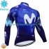Wielershirt Winter Movistar 2024 Heren