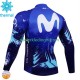 Wielershirt Winter Movistar 2024 Heren