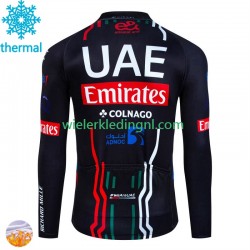 Wielershirt Winter Uae Emirates 2024 Heren N001