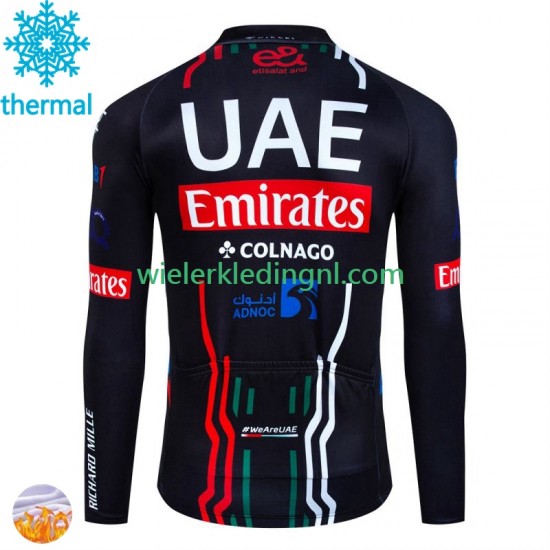 Wielershirt Winter Uae Emirates 2024 Heren N001