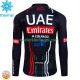 Wielershirt Winter Uae Emirates 2024 Heren N001
