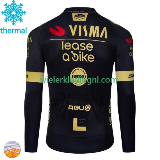 Wielershirt Winter Visma Lease A Bike 2024 Heren N001