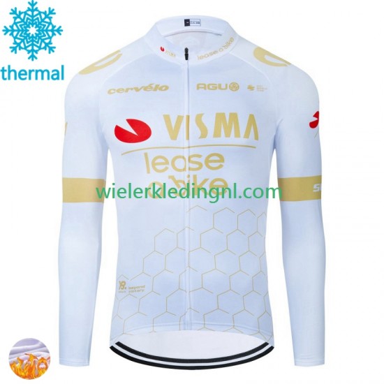 Wielershirt Winter Visma Lease A Bike 2024 Heren N002