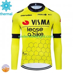 Wielershirt Winter Visma Lease A Bike 2024 Heren