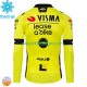 Wielershirt Winter Visma Lease A Bike 2024 Heren