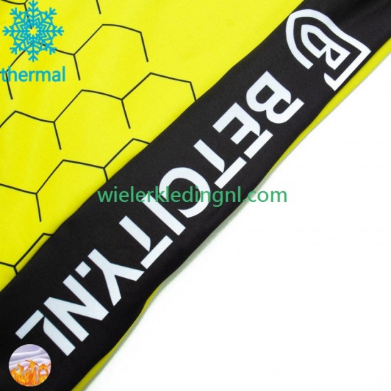 Wielershirt Winter Visma Lease A Bike 2024 Heren