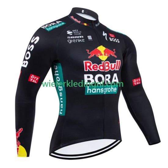 Lange Mouw Wielershirt DDDD Bora Hansgrohe 2024 Heren