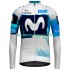 Lange Mouw Wielershirt Movistar Team 2025 Heren N001
