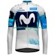 Lange Mouw Wielershirt Movistar Team 2025 Heren N001