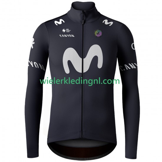 Lange Mouw Wielershirt Movistar Team 2025 Heren