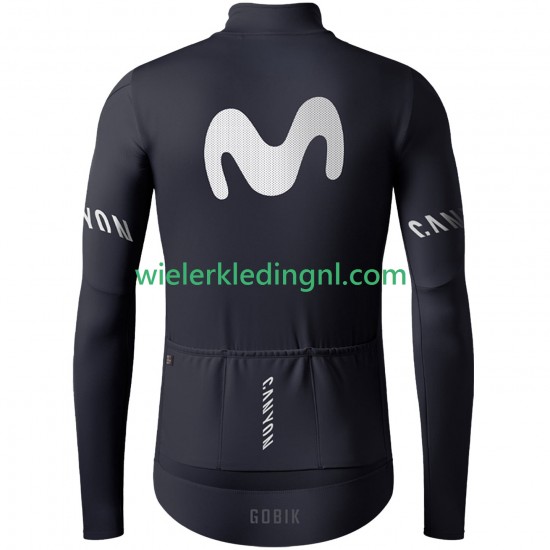 Lange Mouw Wielershirt Movistar Team 2025 Heren