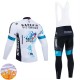 Wielershirt Lange Mouw en Lange Koersbroek Winter Team Bahrain Victorious 2025 Heren