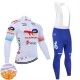 Wielershirt Lange Mouw en Lange Koersbroek Winter Team TotalEnergies 2025 Heren