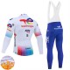 Wielershirt Lange Mouw en Lange Koersbroek Winter Team TotalEnergies 2025 Heren