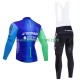 Wielershirt Lange Mouw en Lange Koersbroek pro decathlon ag2r 2025 Heren
