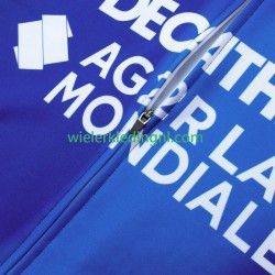 Wielershirt Lange Mouw en Lange Koersbroek pro decathlon ag2r 2025 Heren