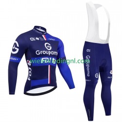 Wielershirt Lange Mouw en Lange Koersbroek pro groupama fdj 2025 Heren
