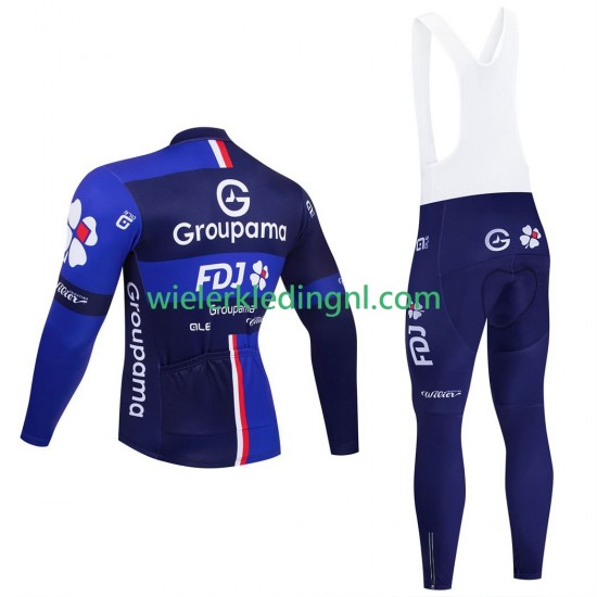 Wielershirt Lange Mouw en Lange Koersbroek pro groupama fdj 2025 Heren