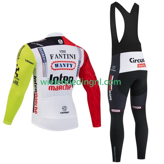Wielershirt Lange Mouw en Lange Koersbroek pro intermarche wanty 2025 Heren