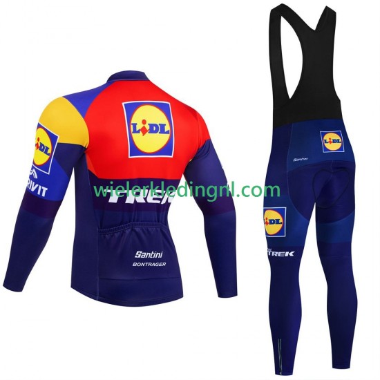 Wielershirt Lange Mouw en Lange Koersbroek pro lidl trek 2025 Heren