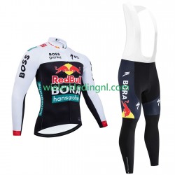Wielershirt Lange Mouw en Lange Koersbroek pro red bull bora hansgrohe 2025 Heren