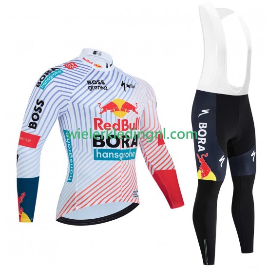 Wielershirt Lange Mouw en Lange Koersbroek pro red bull bora hansgrohe tour de france 2025 Heren