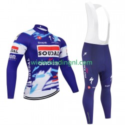 Wielershirt Lange Mouw en Lange Koersbroek pro soudal quick step 2025 Heren