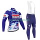 Wielershirt Lange Mouw en Lange Koersbroek pro soudal quick step 2025 Heren