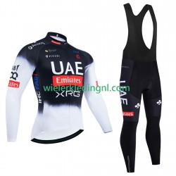 Wielershirt Lange Mouw en Lange Koersbroek pro uae team emirates 2025 Heren N001