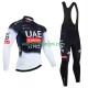 Wielershirt Lange Mouw en Lange Koersbroek pro uae team emirates 2025 Heren N001