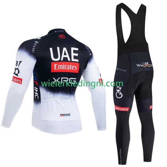 Wielershirt Lange Mouw en Lange Koersbroek pro uae team emirates 2025 Heren N001
