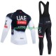 Wielershirt Lange Mouw en Lange Koersbroek pro uae team emirates 2025 Heren N001