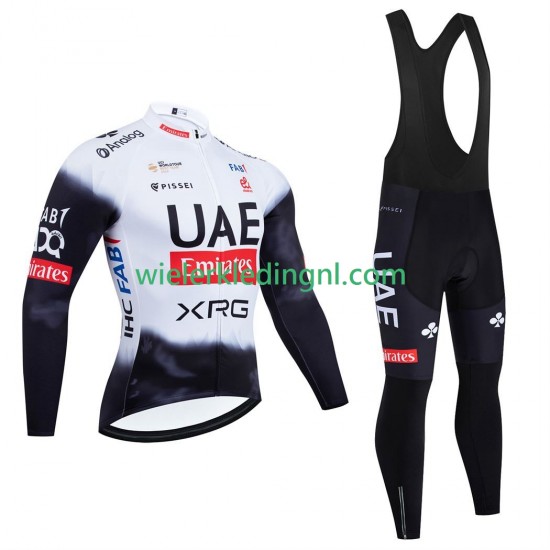 Wielershirt Lange Mouw en Lange Koersbroek pro uae team emirates 2025 Heren