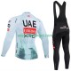 Wielershirt Lange Mouw en Lange Koersbroek pro uae team emirates xrg tdf editon race 2025 Heren