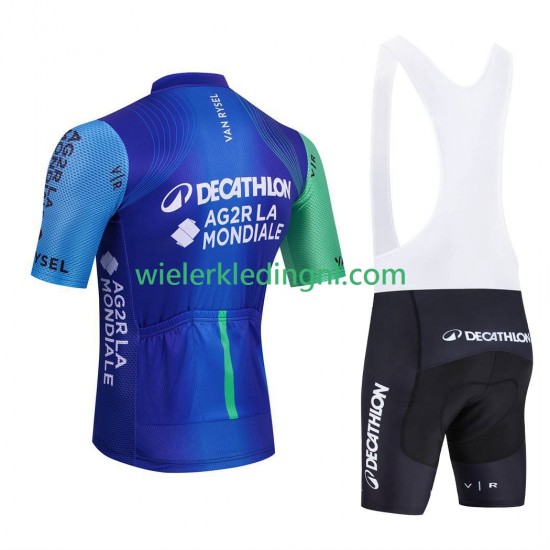 Wielershirt en Kort Koersbroek equipe pro decathlon ag2r 2025 Heren