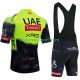 Wielershirt en Kort Koersbroek equipe pro uae team emirates 2025 fluo Heren