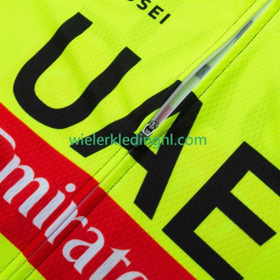 Wielershirt en Kort Koersbroek equipe pro uae team emirates 2025 fluo Heren