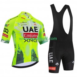 Wielershirt en Kort Koersbroek equipe pro uae team emirates xrg tdf editon race fluo 2025 Heren