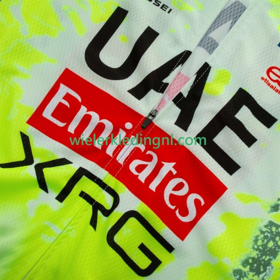 Wielershirt en Kort Koersbroek equipe pro uae team emirates xrg tdf editon race fluo 2025 Heren