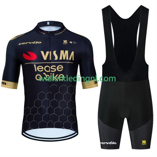 Wielershirt en Kort Koersbroek equipe pro visma lease a bike 2025 Heren N001