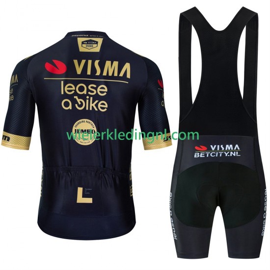Wielershirt en Kort Koersbroek equipe pro visma lease a bike 2025 Heren N001