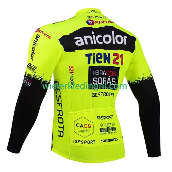 Lange Mouw Wielershirt equipe pro anicolor tien 21 2025 Heren